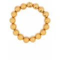 Jil Sander sphere beaded necklace - Gold