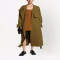 Proenza Schouler technical twill trench coat - Brown