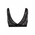 Versace La Greca triangle bra - Black