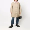 Mackintosh Banton single-breasted button-front coat - Neutrals