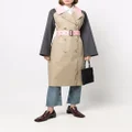 Mackintosh AVA double-breasted trench coat - Neutrals