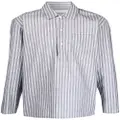 Mackintosh MILITARY striped shirt - Blue