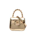 Versace La Medusa patent-leather mini bag - Gold