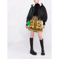 Versace Barocco pleated skirt - Black