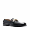 Versace Greca leather loafers - Black