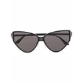 Balenciaga Eyewear Shield 2.0 cat-eye sunglasses - Black