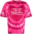 Balenciaga heart-print tie-dye T-shirt - Pink