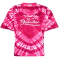 Balenciaga heart-print tie-dye T-shirt - Pink