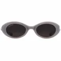 Balenciaga Eyewear Twist round-frame sunglasses - Grey