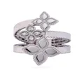 Roberto Coin 18kt white gold Princess Flower diamond ring - Silver