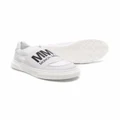MM6 Maison Margiela Kids logo-print slip-on sneakers - White