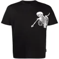 Philipp Plein Skeleton logo print T-shirt - Black