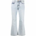 Philipp Plein high-waisted flared jeans - Blue
