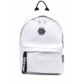 Philipp Plein hexagon logo backpack - White