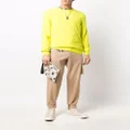 Philipp Plein Skull pointelle-knit cashmere jumper - Yellow