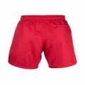Philipp Plein hexagon logo swimming shorts - Red