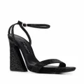 Philipp Plein strass-embellished sandals - Black
