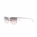 Linda Farrow cat eye-frame tinted sunglasses - Brown