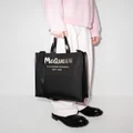 Alexander McQueen brushed logo tote bag - Black
