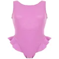 Clube Bossa Goya ruffle trim swimsuit - Pink