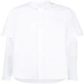 Diesel S-Marley-A layered shirt - White