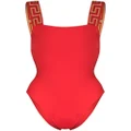 Versace Greca Border swimsuit - Red