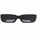 Linda Farrow x The Attico Marfa square-frame sunglasses - Black