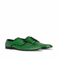 Dolce & Gabbana sequin-embellished Derby shoes - Green