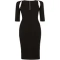 Dolce & Gabbana cut-out midi dress - Black