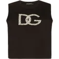 Dolce & Gabbana Interlock logo-embellished tank top - Black