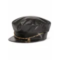 Dolce & Gabbana DG-logo baker boy hat - Black