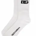 Dolce & Gabbana DG-logo jacquard socks - White