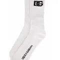 Dolce & Gabbana DG-logo jacquard socks - White
