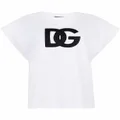 Dolce & Gabbana Interlock logo-patch T-shirt - White
