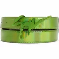 Giuseppe Zanotti Giuseppe logo-buckle belt - Green