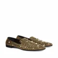 Giuseppe Zanotti Lewis embellished studded loafers - Black