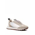 Brunello Cucinelli monili-embellished slip-on sneakers - White