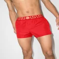 Versace Greca Border swim shorts - Red