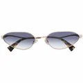 Lanvin tinted cat eye sunglasses - Gold