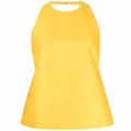 PUCCI layered sleeveless blouse - Yellow