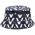 Valentino Garavani reversible Optical Valentino bucket hat - Blue