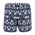 Valentino Garavani V pattern swimming shorts - Blue