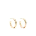 Wouters & Hendrix textured small hoops - Gold