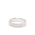 Wouters & Hendrix chain-texture band ring - Silver