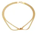 Wouters & Hendrix Serpentine long flat chain necklace - Gold