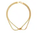 Wouters & Hendrix Serpentine long flat chain necklace - Gold