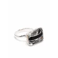 Wouters & Hendrix crystal-embellished band ring - Silver