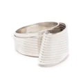 Wouters & Hendrix Serpentine statement wave ring - Silver