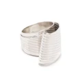 Wouters & Hendrix Serpentine statement wave ring - Silver