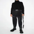 Alexander McQueen zip-detailing tapered trousers - Black
